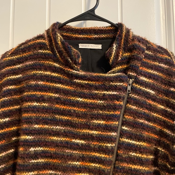 Paper Crown Women’s Wool Blend Asymmetrical Jacket - Picture 5 of 9